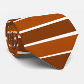 ブラウンストライプ ネクタイ (ロール)