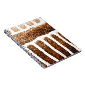 ブラウンストライプ_ ノートブック (右側)