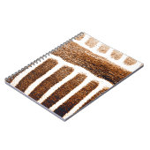 ブラウンストライプ_ ノートブック (左側)