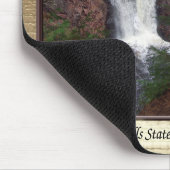 ブラウンストーンの秋の額縁mousepaad マウスパッド (コーナー)