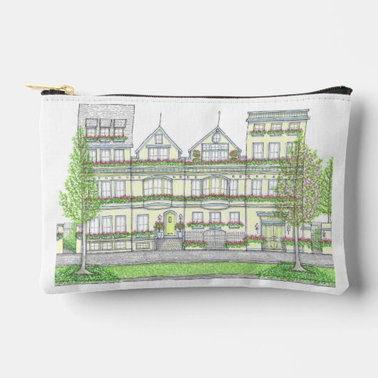 ブラウンストーンシティスモールアクセサリーバッグ アクセサリーポーチ (正面)