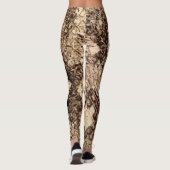 ブラウンスネークスキンレギンス レギンス (裏面)