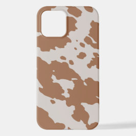 ブラウンスポッテッドコウィドアニマルプリント iPhone 12ケース