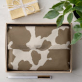 ブラウンスポットカウープリント農家ファームアニマルズクラス 薄葉紙 (ギフト)