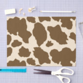 ブラウンスポットカウープリント農家ファームアニマルズクラス 薄葉紙 (クラフト)