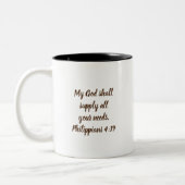 ブラウンスラッシャマ感動的グ ツートーンマグカップ (左)