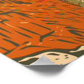 ブラウンズキャニオンナショナルモニュメントコロラドヴィンテージ ポスター (角)