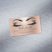 ブラウンズバラ金ゴールドグリッターアドレスメイクアップラッシュ マグネット名刺 (インサイチュ)