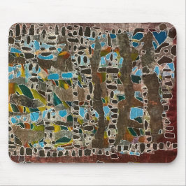 ブラウンズブルーのマウスパッド灰色と緑 マウスパッド