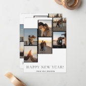 ブラウンズ一家より　新年のご挨拶 ノートカード (正面/裏面インサイチュ)