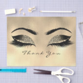 ブラウンズ金ゴールドセピアグリッターサンキューアイラッシュ 薄葉紙 (クラフト)