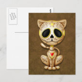 ブラウンゾンビシュガーキットン ポストカード (正面/裏面)