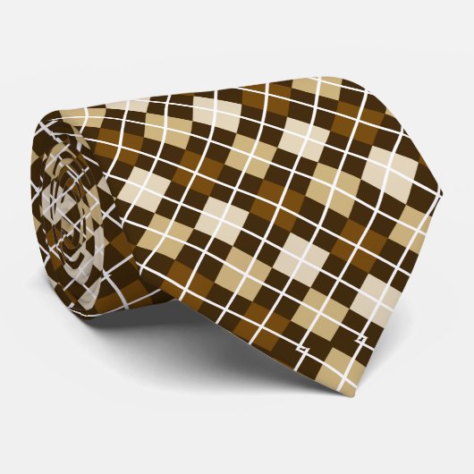ブラウンタイアーガイル度 ネクタイ (ロール)