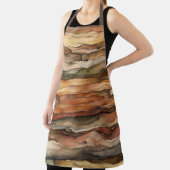 ブラウンタンウッドバーク自然 エプロン (インサイチュ)