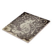 ブラウンタンキツネスノーフローラフリーウッドランドデコール タイル (側面)