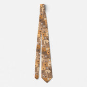 ブラウンタンドッグ恋人レトロタイ ネクタイ (裏面)