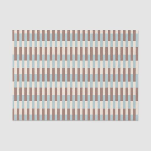 ブラウンタンブルーストライプ 薄葉紙 (正面)