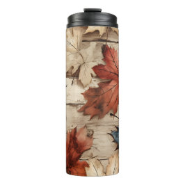 ブラウンタンブルー秋紅葉 タンブラー