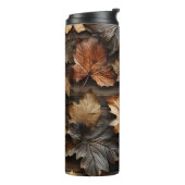 ブラウンタンブルー秋紅葉 タンブラー (回転左)