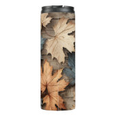 ブラウンタンブルー秋紅葉 タンブラー (裏面)