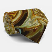 ブラウンタン渦巻形のタイ ネクタイ (ロール)