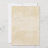 ブラウンターキー感謝祭ディナー招待状 招待状 (裏面)