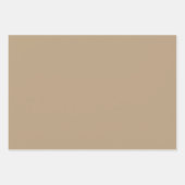 ブラウンタータンチェック ラッピングペーパーシート (正面3)