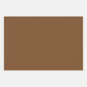 ブラウンタータンチェック ラッピングペーパーシート (正面2)