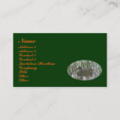 ブラウンダック動物名刺 名刺 (正面)