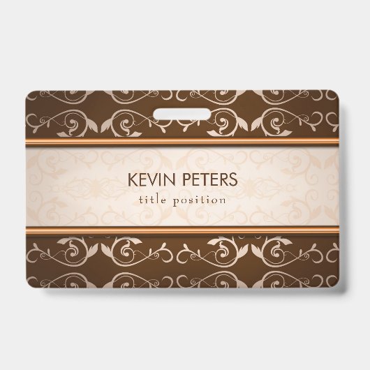 ブラウンダマスク バッジ (正面)