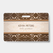 ブラウンダマスク バッジ (裏面)