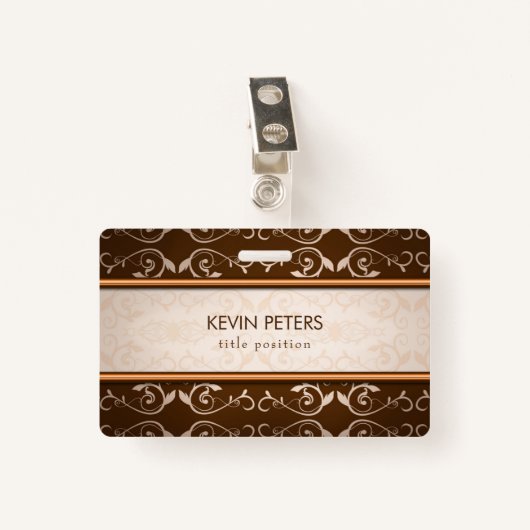 ブラウンダマスク バッジ (正面クリップ)