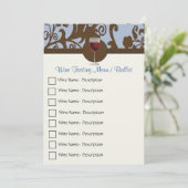 ブラウンダマスコワインのテイスティングメニュー メニュー (スタンド正面)