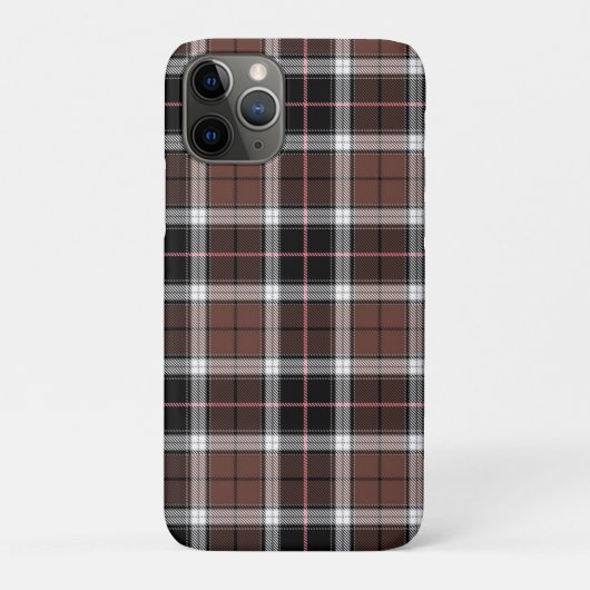ブラウンチェック Case-Mate iPhoneケース (裏)