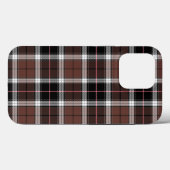 ブラウンチェック Case-Mate iPhoneケース (裏面 (横))