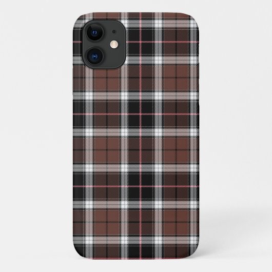 ブラウンチェック Case-Mate iPhoneケース (裏面)