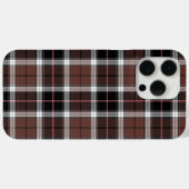 ブラウンチェック Case-Mate iPhoneケース (裏面 (横))