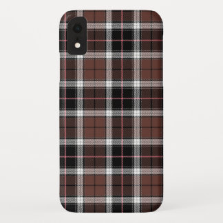 ブラウンチェック iPhone XRケース