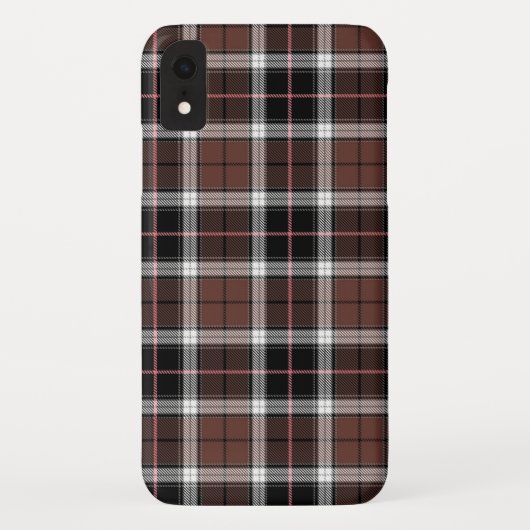 ブラウンチェック Case-Mate iPhoneケース (裏面)