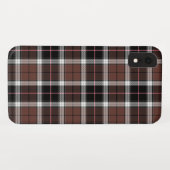 ブラウンチェック Case-Mate iPhoneケース (裏面(横))