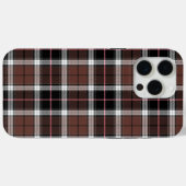 ブラウンチェック Case-Mate iPhoneケース (裏面 (横))