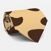 ブラウンチエタプリント ネクタイ (ロール)