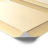 ブラウンチョコレートとホワイトチョコレート ポスター (角)