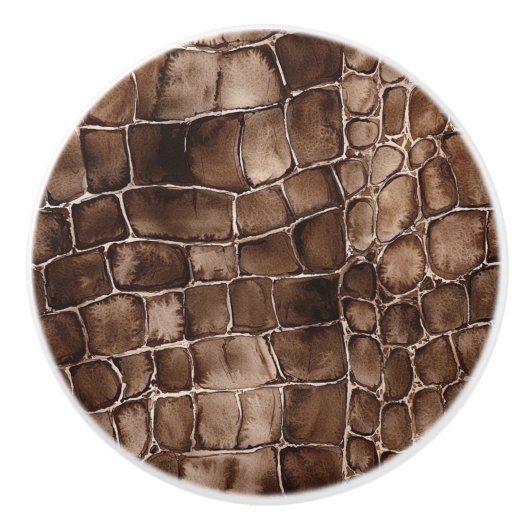 ブラウンチョコレートキャンディ セラミックノブ (正面)