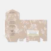 ブラウンチョコレート – ルーズリーフティー包装箱 フェイバーボックス (折り畳みなし)