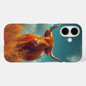 ブラウンツアエレガントーiPhone 16ケース – ギフトスタイリッシュf Case-Mate iPhoneケース (裏面 (横))