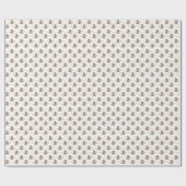 ブラウンテディベア男の子だ!シャワーナプキン ラッピングペーパー (フラット)