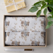 ブラウンテディベア男の子だ！シャワーナプキン 薄葉紙 (ギフト)