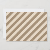 ブラウンテディベア男の子の赤ちゃんシャワー写真の招待状 招待状 (裏面)