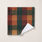 ブラウンテラコッタバッファロープリドホリデー バスタオルセット (ウォッシュタオル)